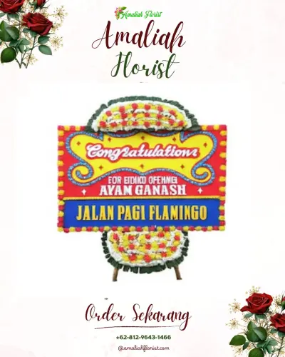 Bunga Papan Congratulation di Malausma